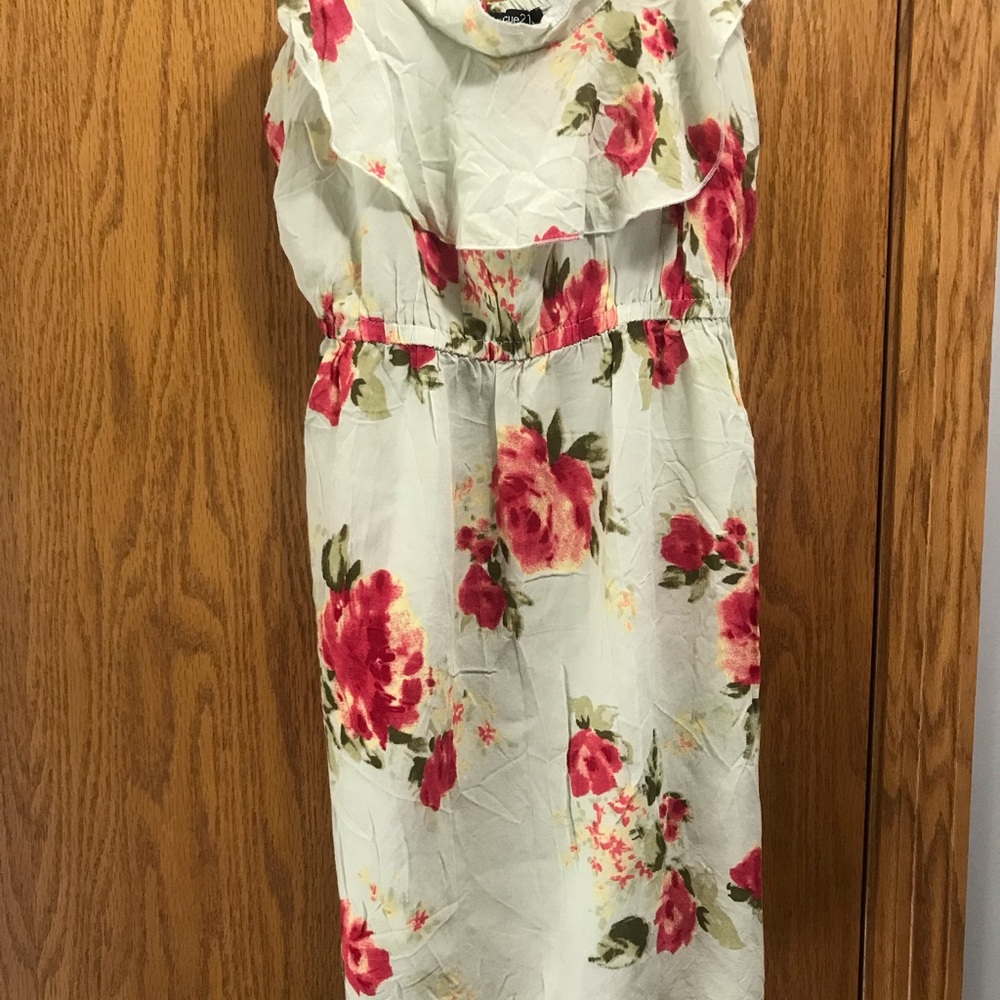 Floral knee length dress